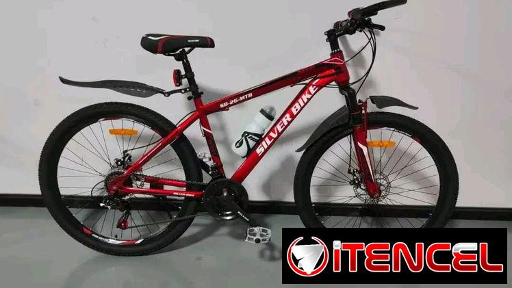*BICICLETA 26″ SILVER BIKE*   CON CAMBIOS  *Colores:* Roja, gris y negra con gris  *PRECIO* 190 USD