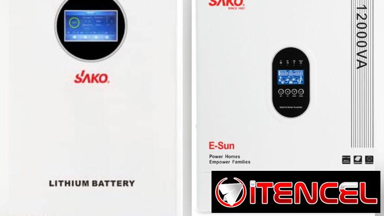 Kit Solar Inversor SAKO 12000W con Batería SAKO 16000Wh