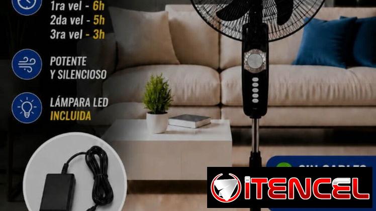 Ventilador recargable 16 pulgadas