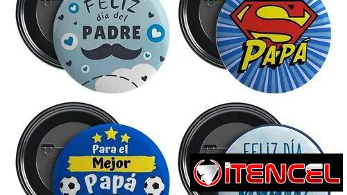 🎨 Pines Personalizados 32mm y 56mm | Diseño Propio en Aluminio o Plástico 🧷  Envíanos tus Diseños