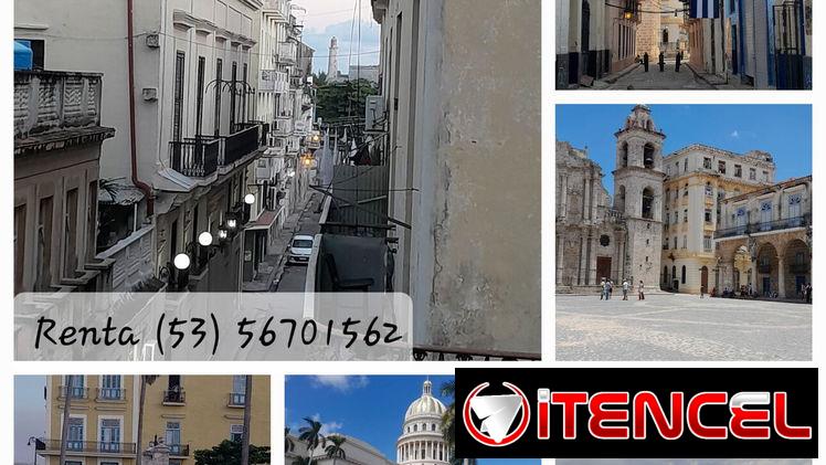 Rento de apartamento completo, solo huesped, por noches en el corazón de la Habana Vieja.