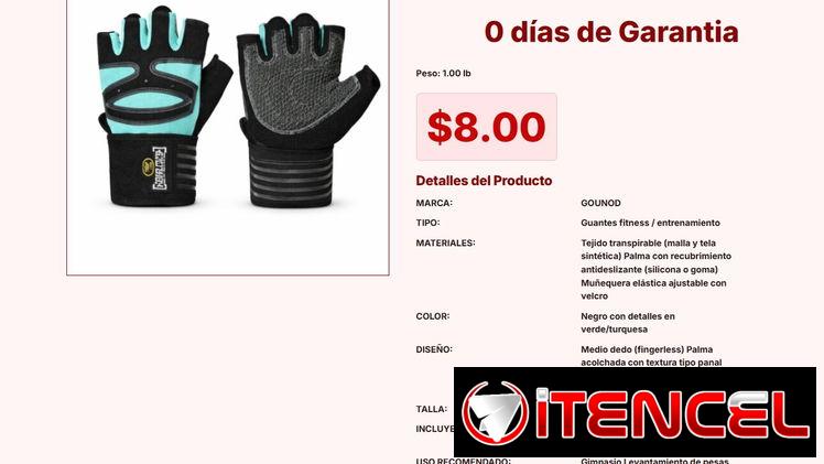 Luce un equipo pro con los Guantes de entrenamiento Gounod de paquete VPT#-0146