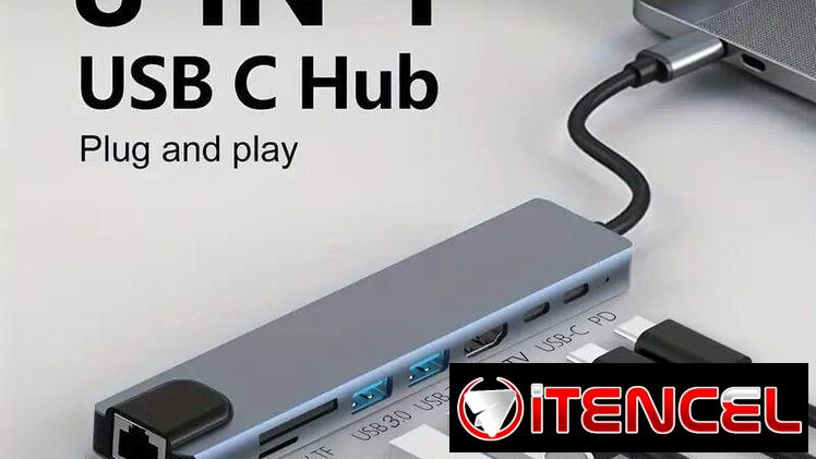 *8 En 1 USB C HUB