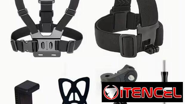 ☎️53544655 🛵 Entrega Disponible ⭐Sistema de Arnés de Pecho para Cámara de Acción (Kit 8 piezas) ⭐