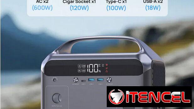 🔋⚡️ Estación de Energía Portátil DARAN NEOK2 600W / 288Wh LiFePO4