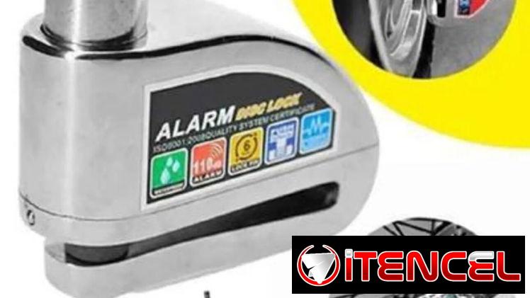 Candado anticizalla con alarma para moto y bicimoto. Protege tu moto de ser robada. Precio 18 usd