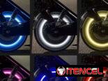 Tapas de válvulas con luces LED para motos, bicicletas y autos.