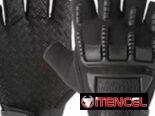 Guantillas reforzadas para Moto y bicicleta color negras y beige y verde olivo
