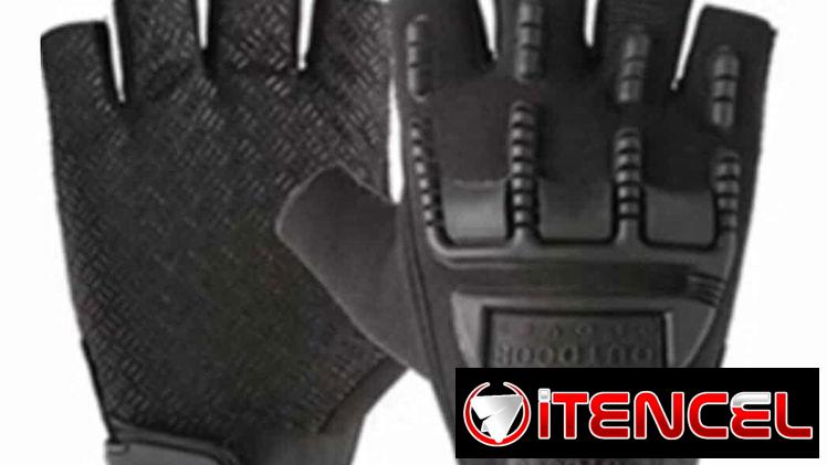 Guantillas reforzadas para Moto y bicicleta color negras y beige y verde olivo