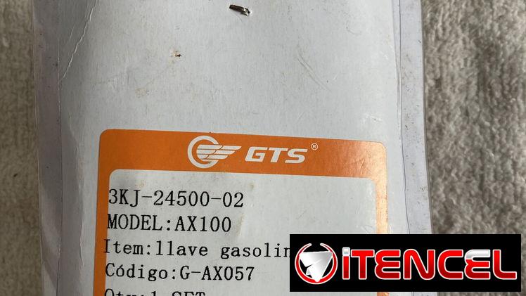 Vendo llave de gasolina de moto AX-100, nueva