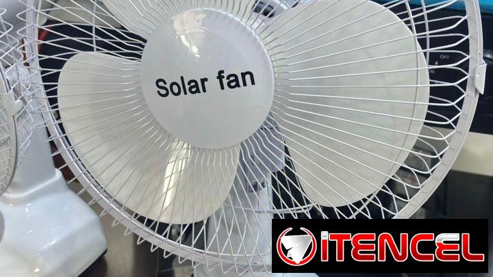 Ventiladores recargables solar fan