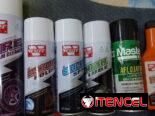 Pinturas en spray y otros productos de autos y motos.