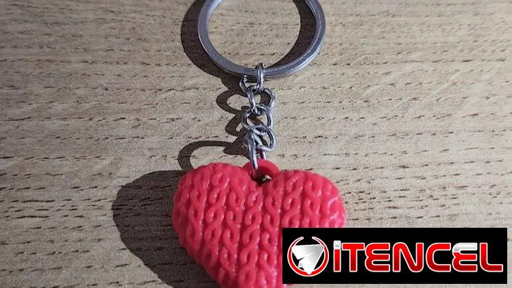 Llavero en Forma de Corazón