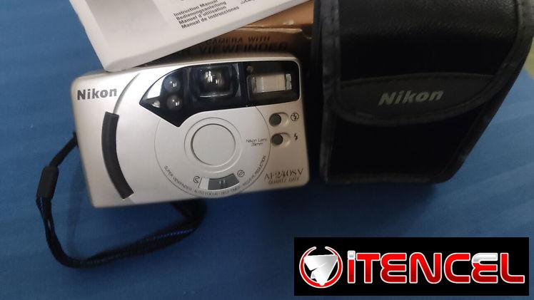 Vendo camara fotográfica NIKON AF240SV, Quartz Date, 28 mm/rollo