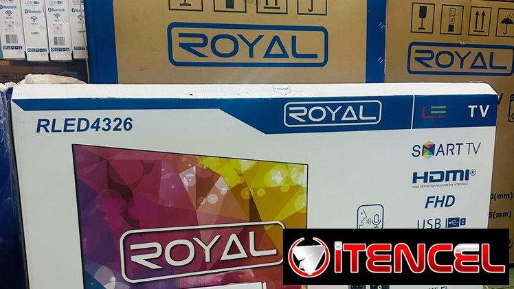 Smart TV 43 pulgadas ROYAL FHD + Soporte Giratorio a la pared precio $275 USD Mensajeria incluida Factura y Garantía