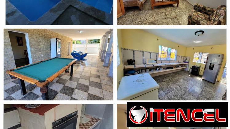 Casa independiente con piscina parqueo 4 cuartos 4 baños
