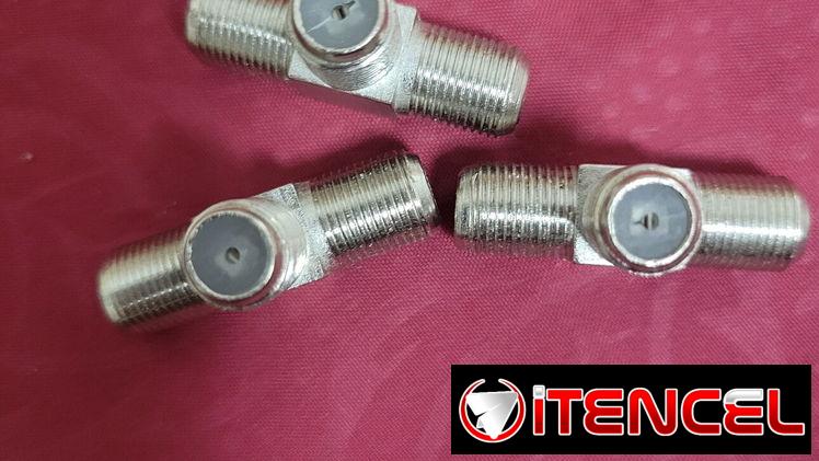 Empate de 3 salidas para cable coaxial y también empate en línea todo nuevo de paquete