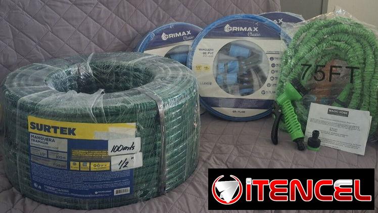 Manguera de Agua SURTEK-GRIMAX-MAGIC HOSE desde 15 hasta 100 metros