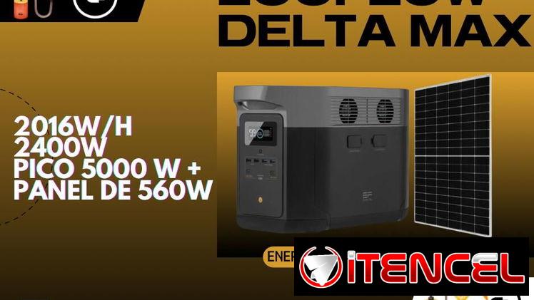 ✅️ECOFLOW RIVER PRO 720WH 600W PICO 1200W 450 USD ✅️ECO FLOW DELTA MAX 2400W PICO 5000W 2016WH 1250USD PLANTA GASOLINA