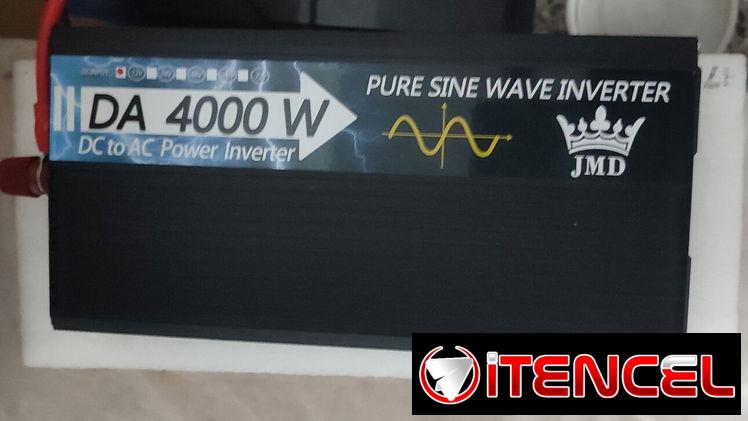 Inversor JMD 12v 110v 4000w onda pura nuevo en caja precio 180usd