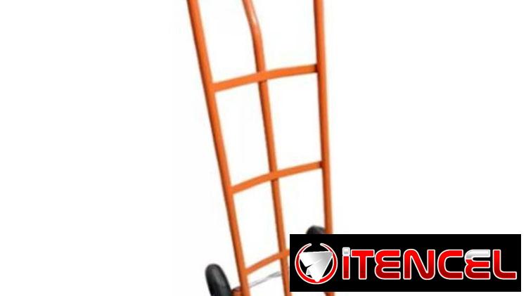 Carretilla de almacén de 150 kg ruedas macisas