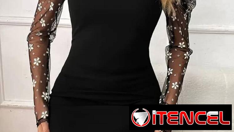 ✨ Vestido de mujer de chifón con apliques de pétalos de color liso, nuevo estilo de primavera y verano  Precio: 25USD