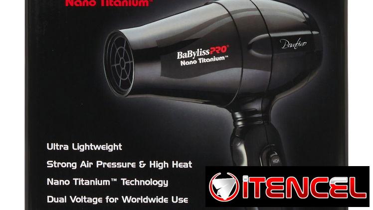 💨 BaBylissPRO Bambino Secador De Viaje Nano Titanium | Compacto, Liviano, Bivolt Y Antifrizz 🌍 Envío* + Garantía**