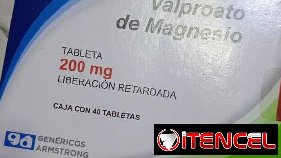 Venta de Valproato de Magnesio. Blíster de 10 tabletas