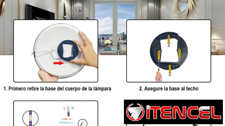 LÁMPARA LED DE TECHO REDONDA 36W.  30 USD