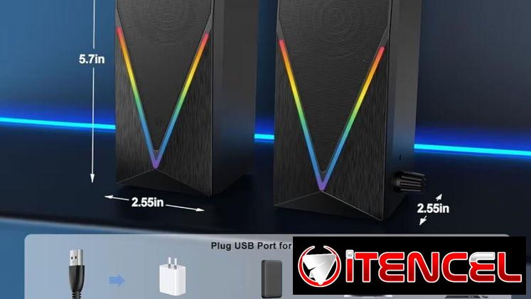 Bocinas Multimedia de Escritorio BUSP-HYY E-1062 | videojuegoshabana.com