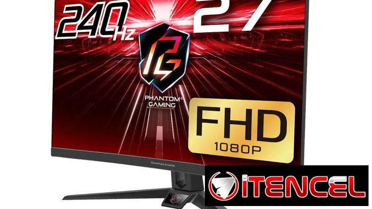 ASRock Phantom PG27F15RS1A 27″ FHD 1920 x 1080 240 Hz (144Hz y Superior) Altavoces Integrados 52815418