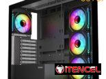 Chasis Gaming SAMA SV-01 + 4 fanes ARGB