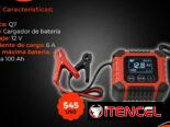⚡ 12V-6A⚡ CARGADOR DE BATERIA Q7 DE 12V CON 6A. MENSAJERÍA CON FACTURA Y GARANTÍA 1 MES. TLF 54833699