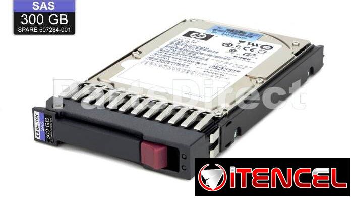 Disco HP SAS 300 GB nuevo sellado para servidores o pc con adaptador
