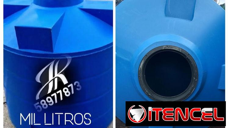 Tanques plásticos para agua de mil LTS