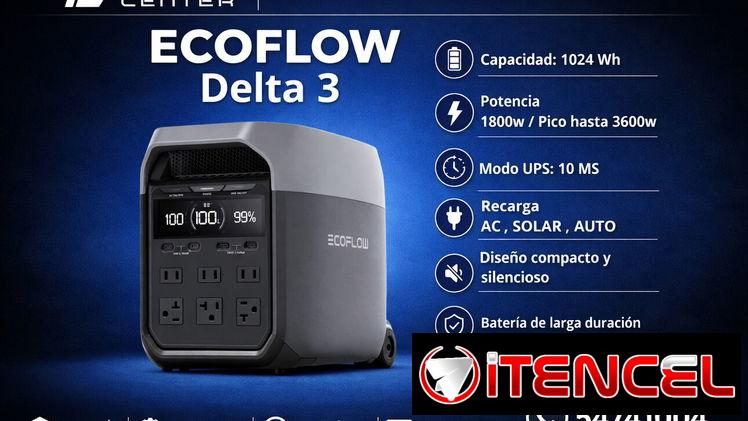 Ecoflow desde 120 usd y Accesorios.  Delta 2, 3, 3 classic, river pro, delta pro, max, lamparas, Extensión tdo 0km