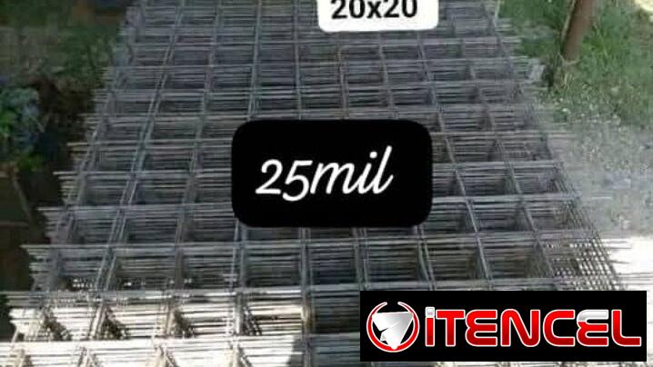 Perfiles 20×20 de 6 m de largo 2mmde grosor,  mallas electrosordadas entre otros