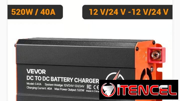 Cargador DC-DC Vevor 520w ⚡