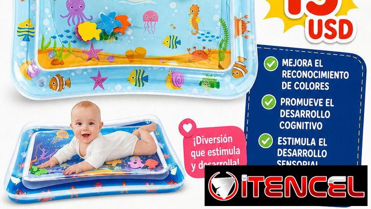 Tapete Inflable de Estimulación para Bebés bebe