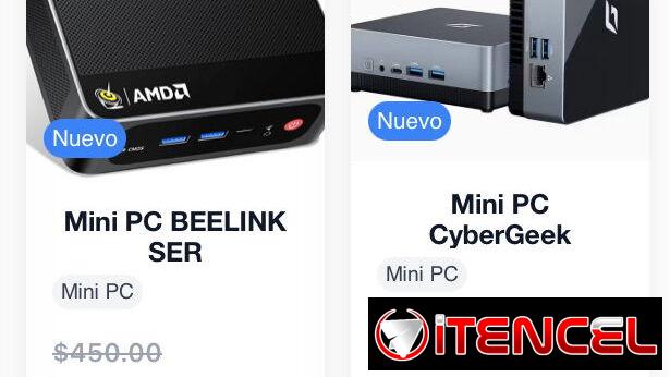Venta de computadoras MiniPc de varios tipos y modelos Nuevas y con garantia, portabilidad y eficiencia.