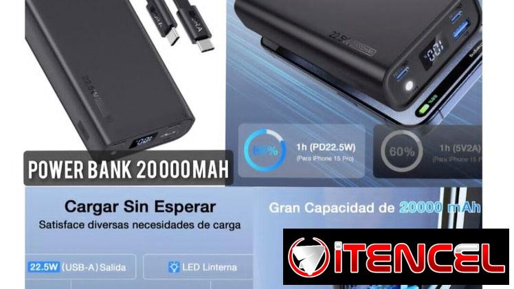 POWER BANK,  CARGA RÁPIDA