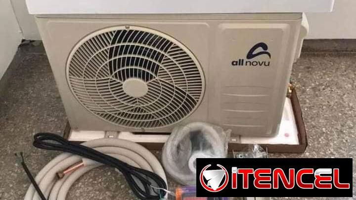 Split ALL Novu 1 tonelada incluye brazos originales y regulador de voltaje 220v precio $290 USD con transporte incluido