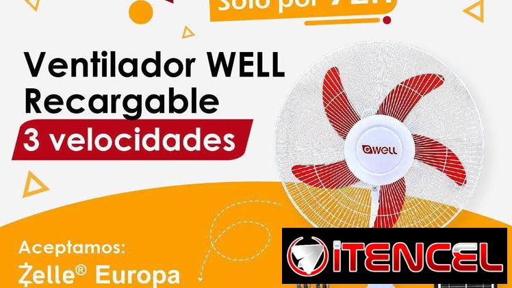 VENTILADORES + Recargables Nuevos a estrenar + GARANTIA  51-000-370 Carlos.
