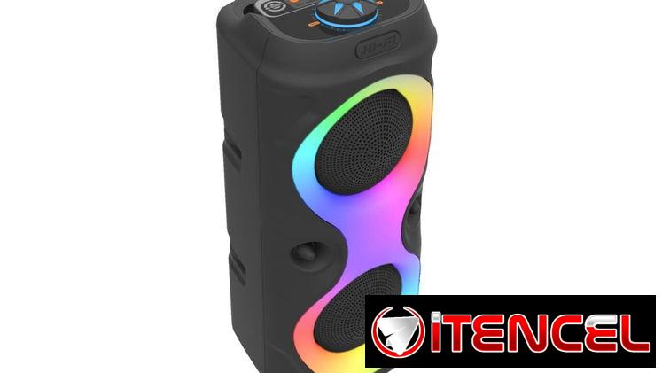 Bocina portátil recargable 25mil watts $35usd