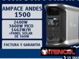 ✅AMPACE ANDES 1500 1462 WH 2400W PICO 3600W 750 USD  TELEVISORES LAVADORAS NEVERAS PLANTAS ELÉCTRICAS ECO FLOW
