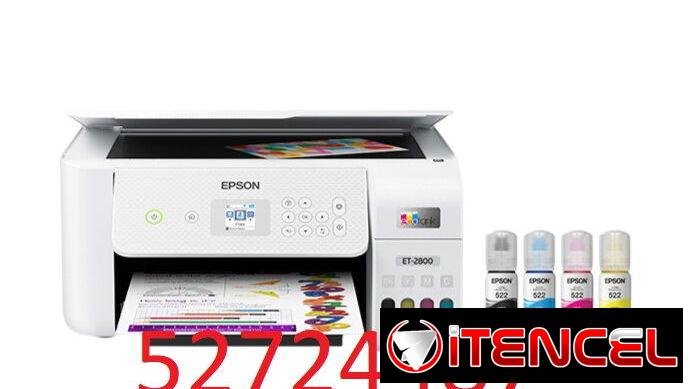 ✅✅52724487 – Impresora multifuncional EPSON EcoTank ET-2800 SUPERTANK + cable USB de regalo✅✅