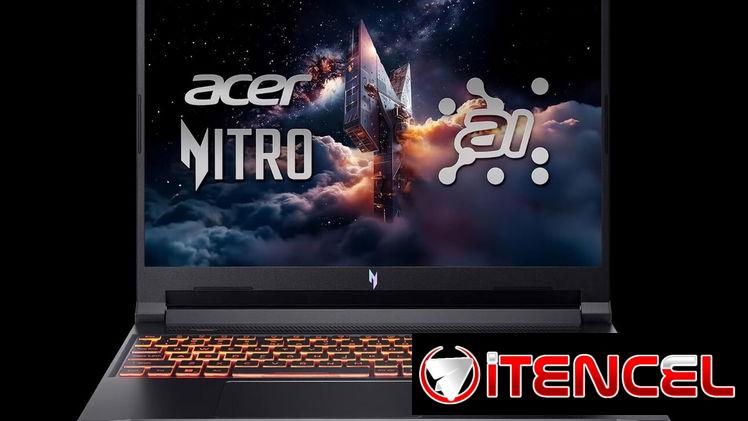 Laptop Gaming Acer Nitro V 16″ IPS 180Hz Ryzen 5 240  16gb Ram 512GB SSD NVme RTX5050 8gb