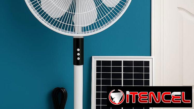 Ventilador Recargable SANKEY. Con una batería de Altísima duración. Funciona con Corriente directa y alterna.