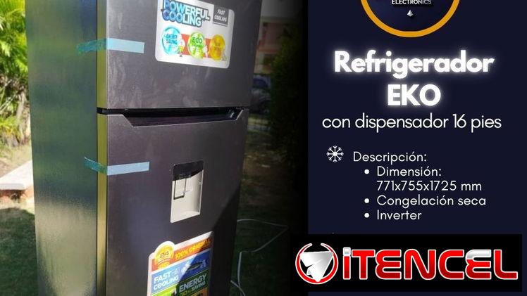 Refrigerador eko con dispensador 16 pies