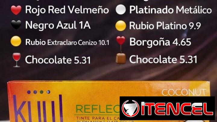 ACEPTO CUP ⭕❌❌⭕__ Tinte De Cabello Kuul  90 Ml Naturales __ rojo violeta, rojo red, borgoña⭕❌❌⭕ 5-921-5773